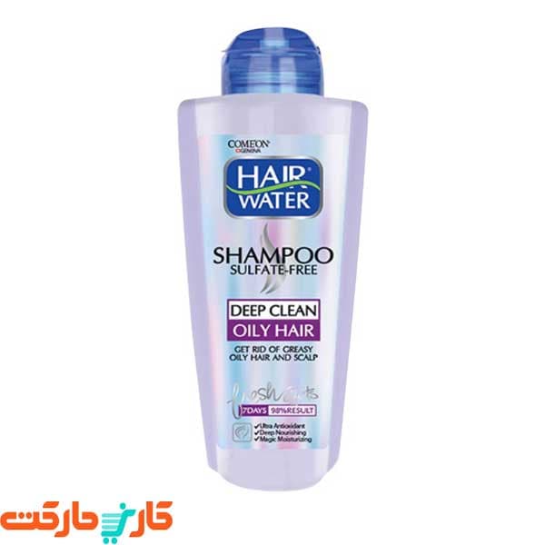 شامپو کامان COMEON مدل Hair Water مناسب موهای چرب حجم 400 میل