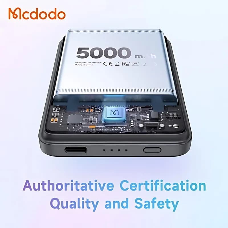 پاوربانک وایرلس 5000 مگ سیف مک دودو Mcdodo MC-3951 — تصویر ۵