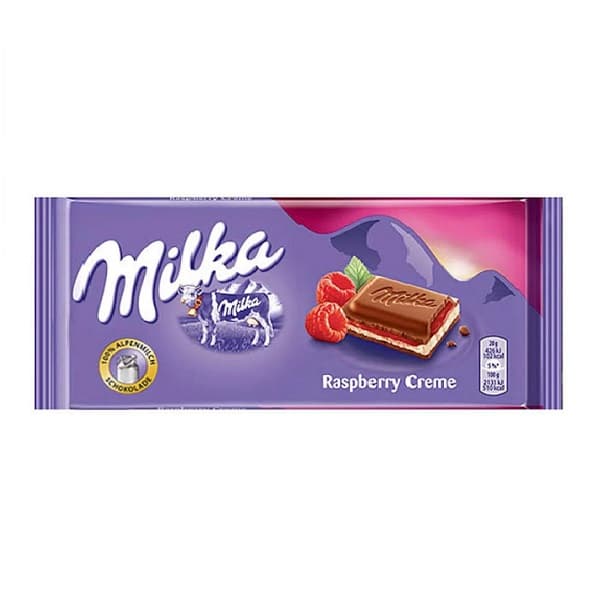 شکلات تمشک میلکا 100 گرم Milka