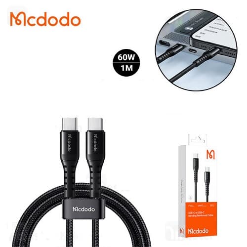 کابل Type C به Type C مک دودو Mcdodo CA-5641 طول 1 متر توان 60 وات — تصویر ۲