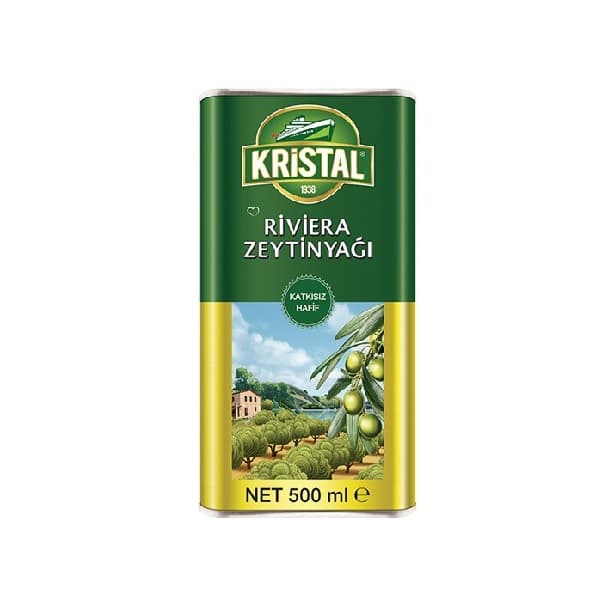روغن زیتون بکر با بویی ملایم کریستال 500 میلی لیتر KRISTAL — تصویر ۴