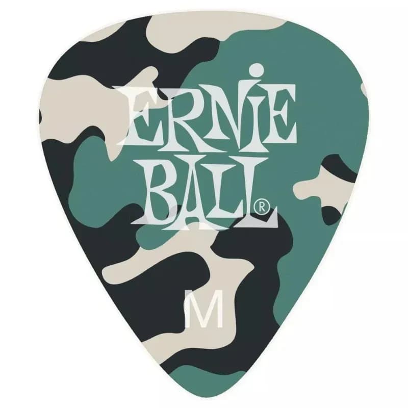 Ernie ball Plektren Celluloid Camo Medium – 9222