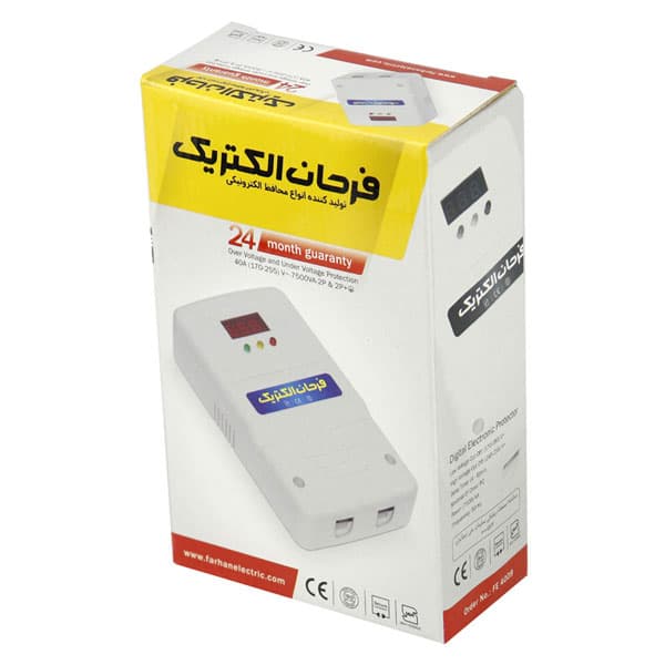 محافظ ولتاژ ورودی فرحان الکتریک ( Farhan Electric ) مدل 40 آمپر — تصویر ۸