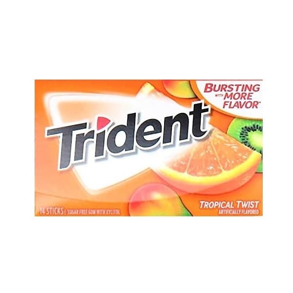 آدامس تریدنت استوایی 14 عددی Trident Tropical Twist — تصویر ۴