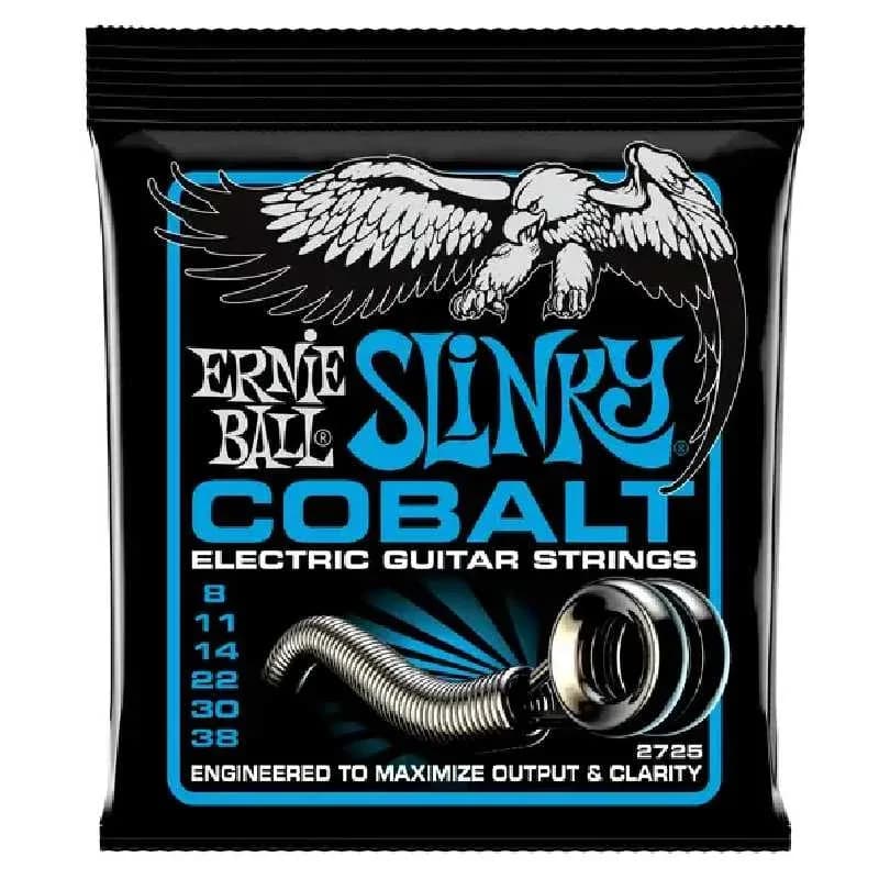 Ernie Ball Cobalt Electric Guitar Strings Extra Slinky – 8-38 – 2725