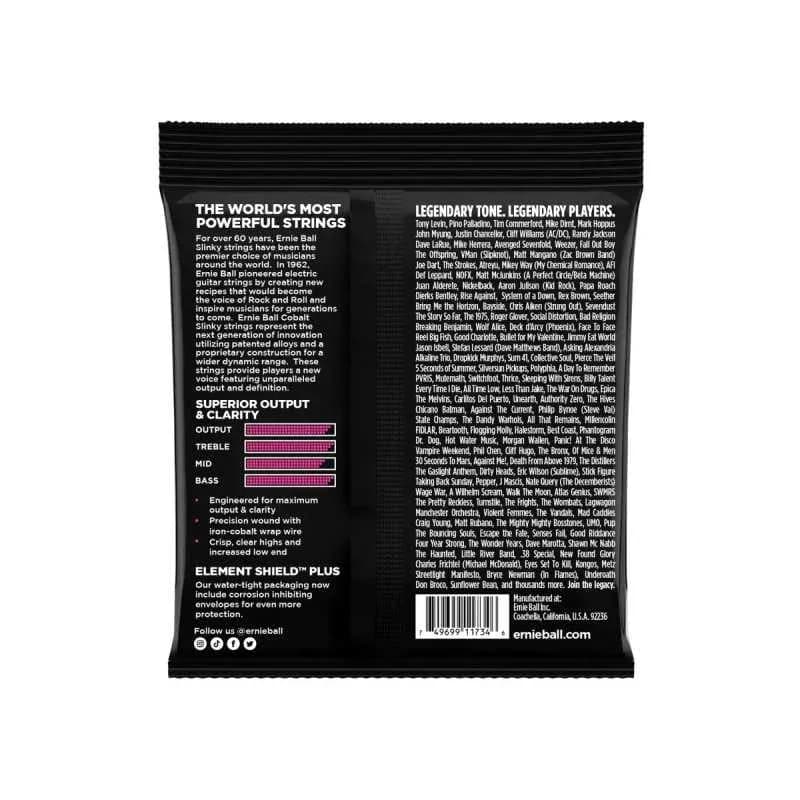 Ernie Ball Slinky Cobalt 040-125 5-String Bass Guitar Strings – 40-70 – 2737 — تصویر ۳