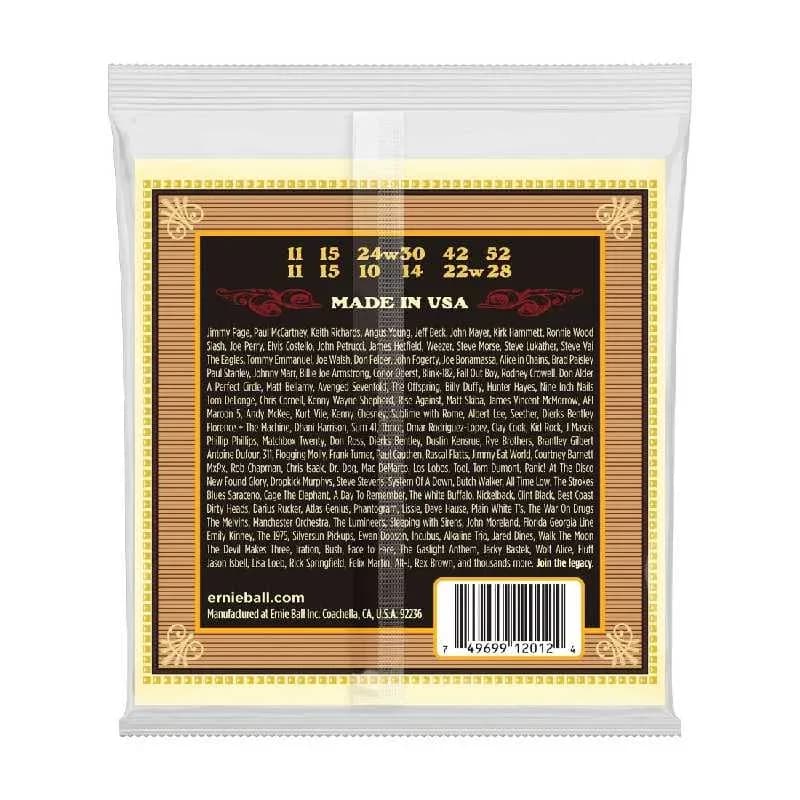 Ernie Ball Earthwood 80/20 Bronze 12-String Acoustic Guitar Strings – 11-28 – 2012 — تصویر ۳