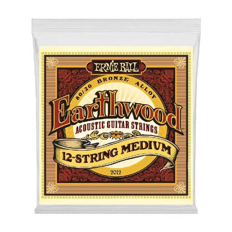 Ernie Ball Earthwood 80/20 Bronze 12-String Acoustic Guitar Strings – 11-28 – 2012