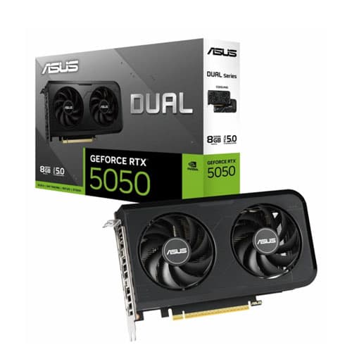 ASUS Dual GeForce RTX 5050 8GB GDDR6 OC Graphics Card