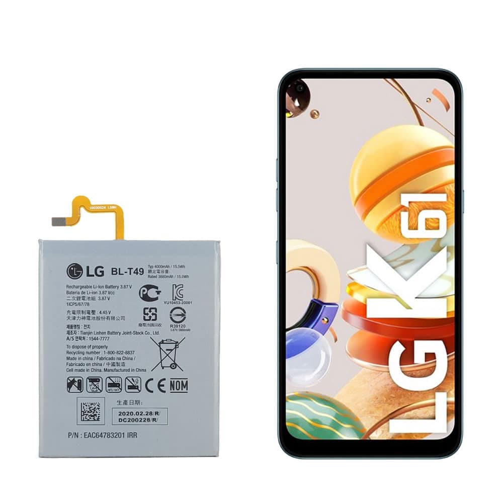 باتری گوشی ال جی LG K61 مدل BL-T49 — تصویر ۵