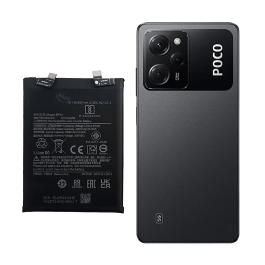 باتری گوشی شیائومی پوکو X5 پرو مدل BP4K — تصویر ۵