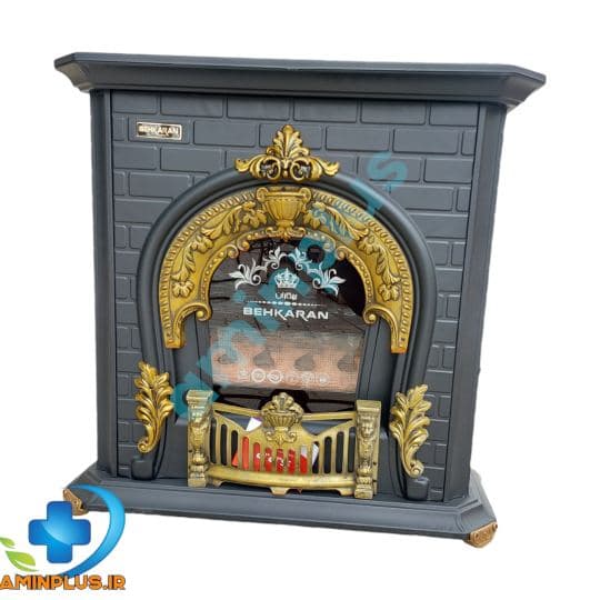 بخاری گازی 36000بهکاران مدل پرنس(مشکی طایی)