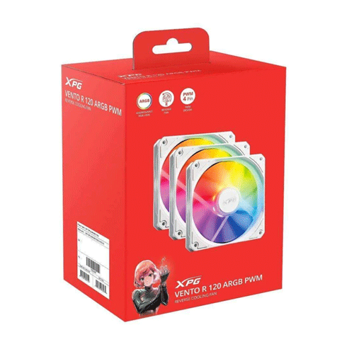 Adata XPG VENTO R 120 ARGB PWM Fan Case — تصویر ۵