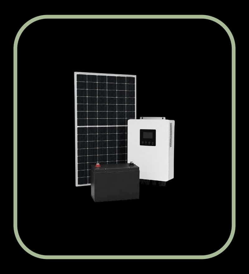 پکیج برق خورشیدی 3 کیلووات کوچک
