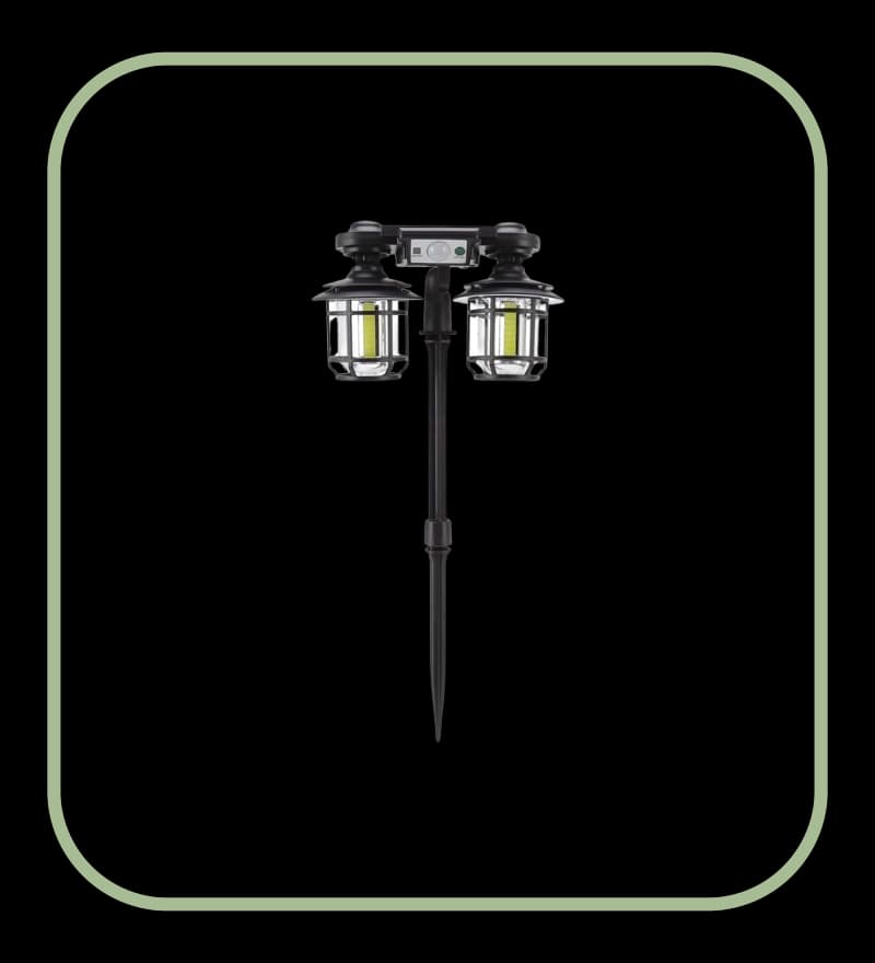 چراغ باغچه‌ای خورشیدی سنسوردار مدل JD-2217