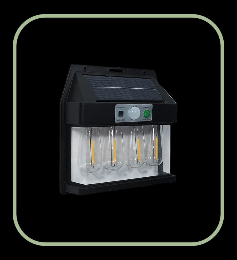 دیوارکوب خورشیدی ۴ لامپ مدل YX-777-4W