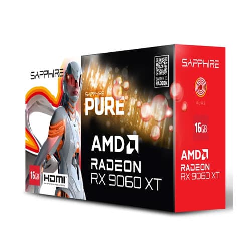 SAPPHIRE PURE AMD Radeon RX 9060 XT 16GB GDDR6 GRAPHIC CARD — تصویر ۳