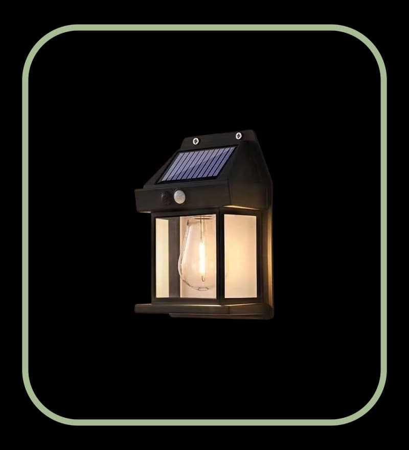 دیوارکوب خورشیدی تک لامپ مدل HW-999-1W