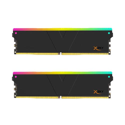 V-Color Manta XSky RGB 32GB (2x16GB) 6000MHz CL36 DDR5 AMD EXPO U-DIMM Memory