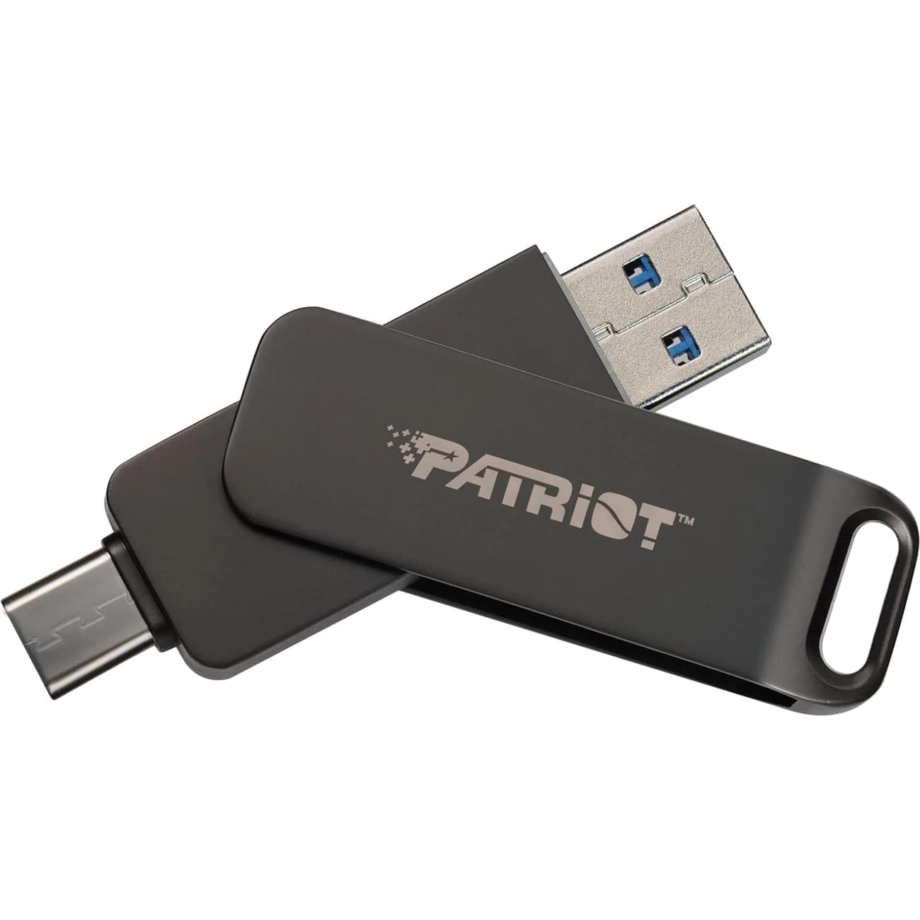 فلش مموری دو طرفه پاتریوت مدل Rage R550 ظرفیت 64 گیگابایت USB3.2 — تصویر ۲