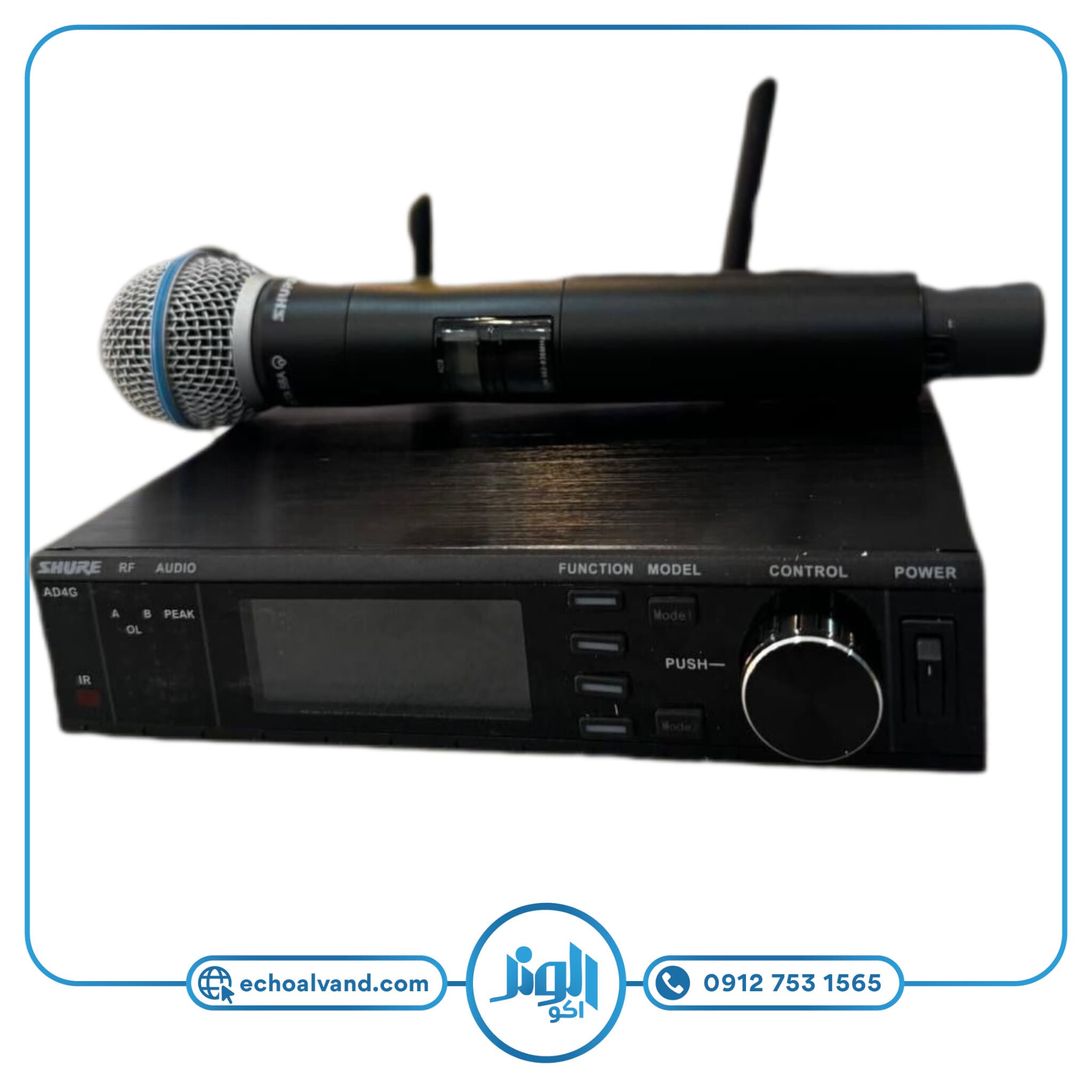 میکروفن بیسیم شور مدل SHURE-AD4G Beta 58 — تصویر ۲
