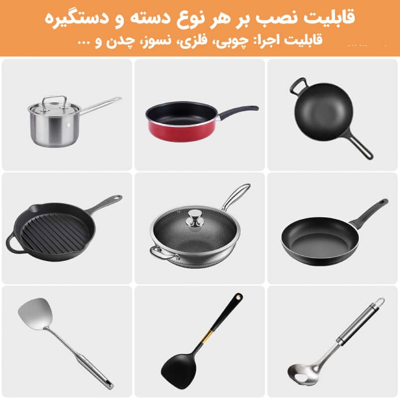 دستگیره سیلیکونی تابه X634 — تصویر ۷