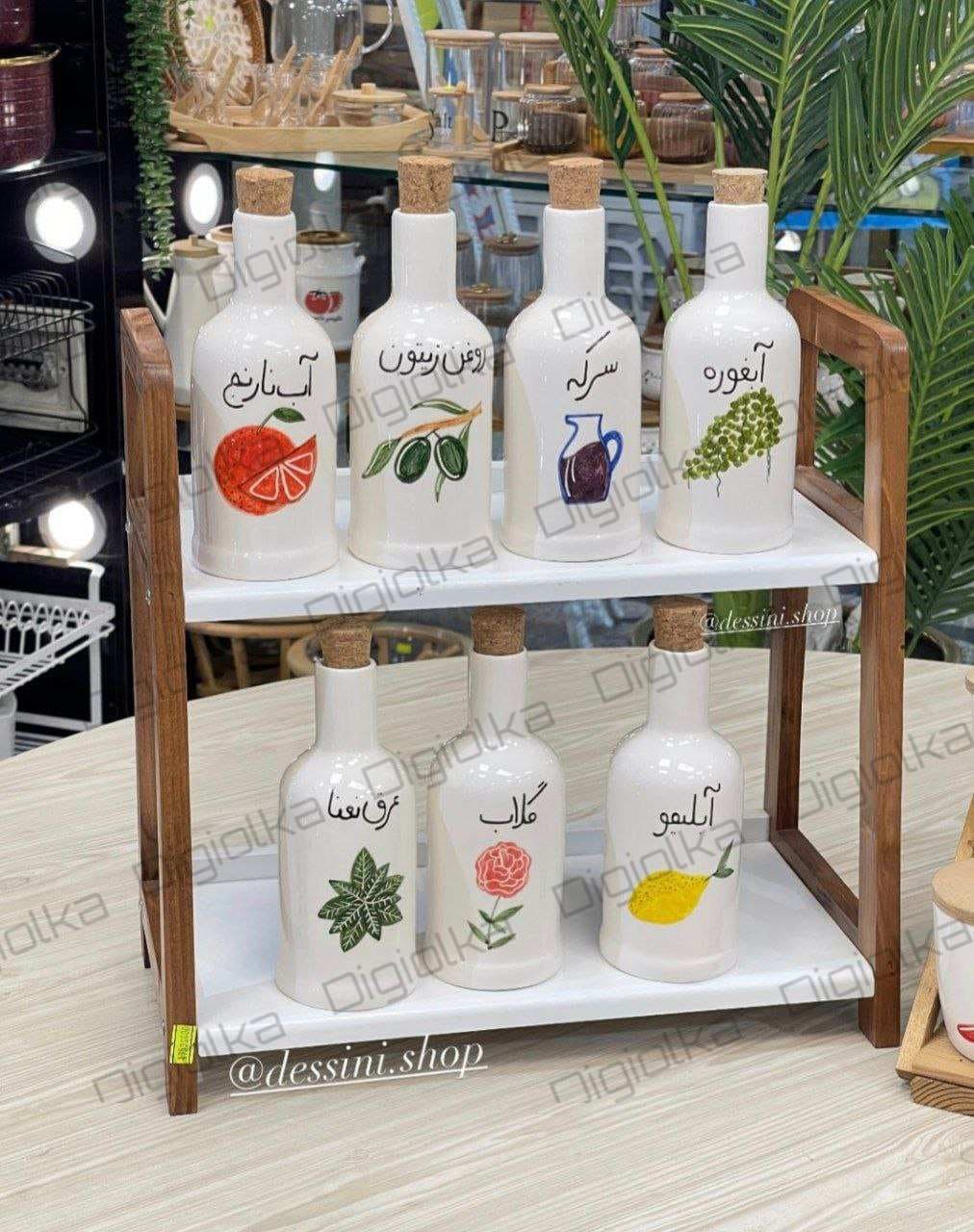 بطری نقش دار یخچالی