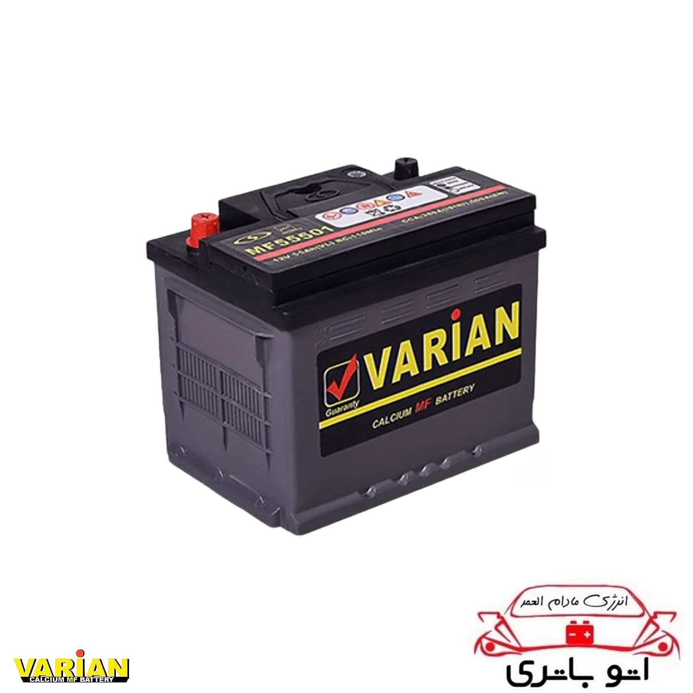 باتری ۶۰ آمپر واریان صبا باتری