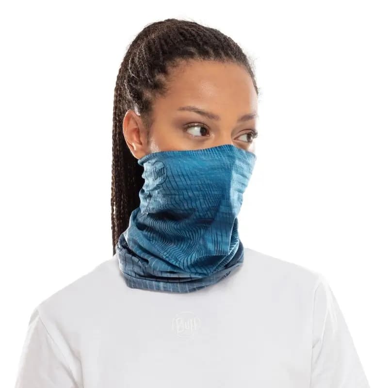 دستمال سر و گردن باف مدل coolnet keren stone blue — تصویر ۹