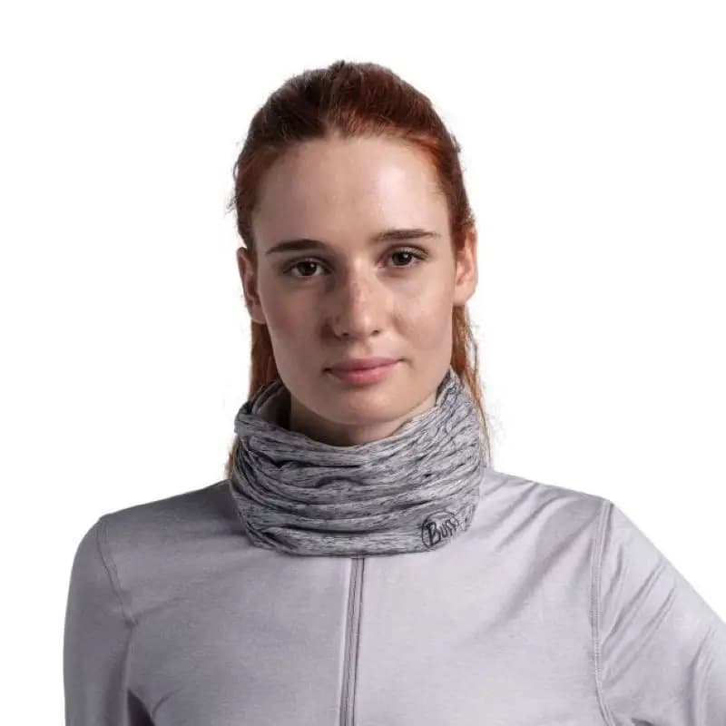 دستمال سر و گردن باف مدل coolnet HTR silver grey — تصویر ۳