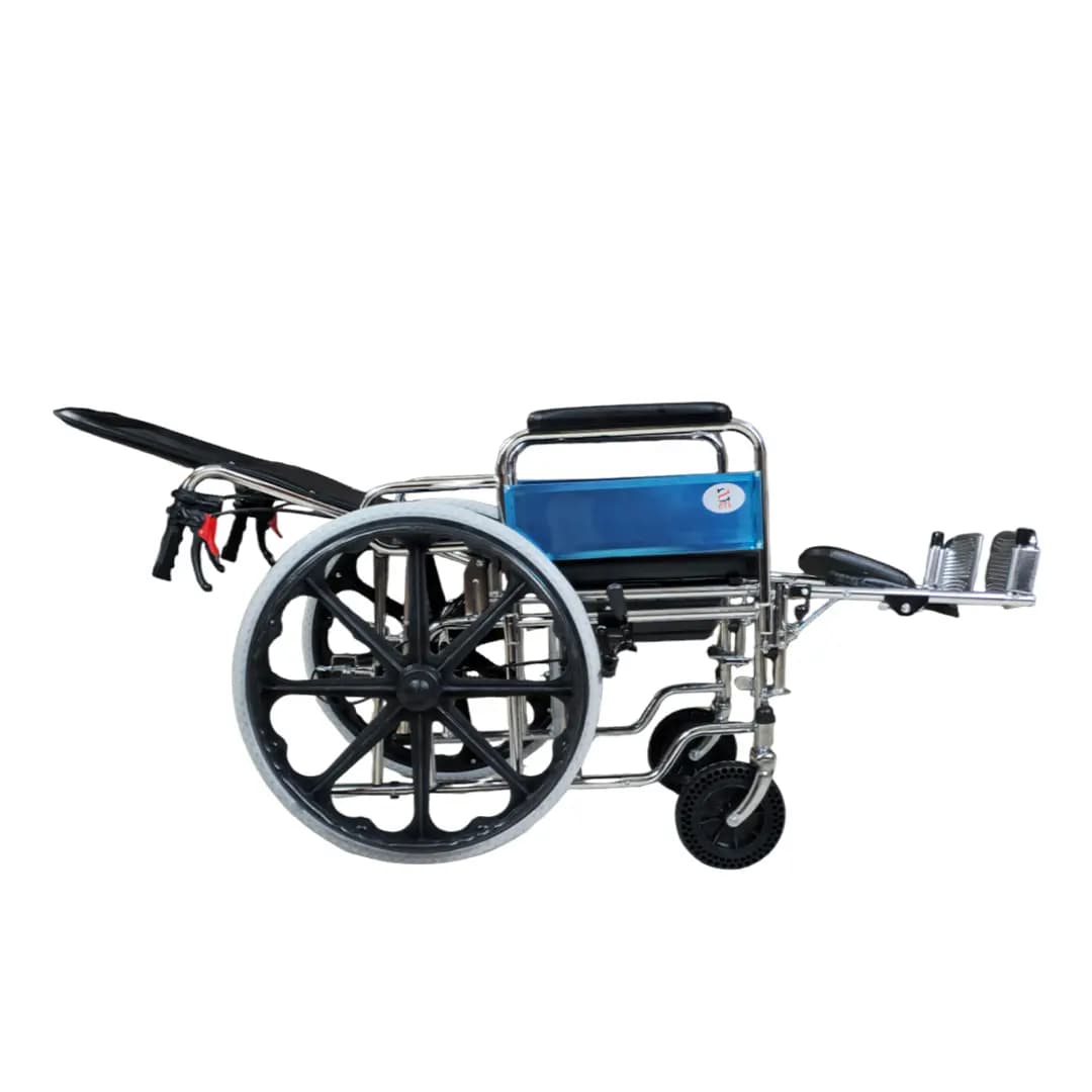 ویلچر برانکاردی JTS608-GC | تاشو، لگن‌دار و برانکاردشو — تصویر ۷