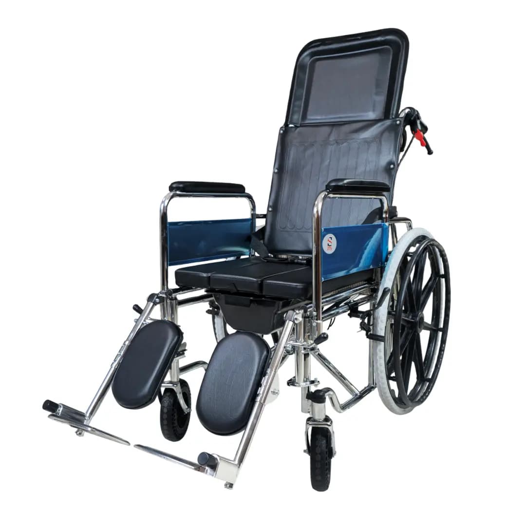 ویلچر برانکاردی JTS608-GC | تاشو، لگن‌دار و برانکاردشو