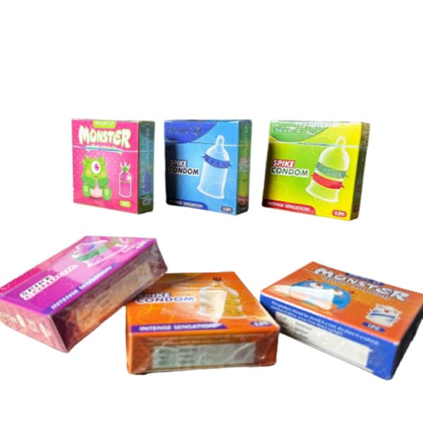 کاندوم فضایی Spike مانستر Monster مدل 040 | بسته 1 عددی وارداتی با کیفیت بالا، طراحی خار دار برای تحریک حداکثری — تصویر ۶