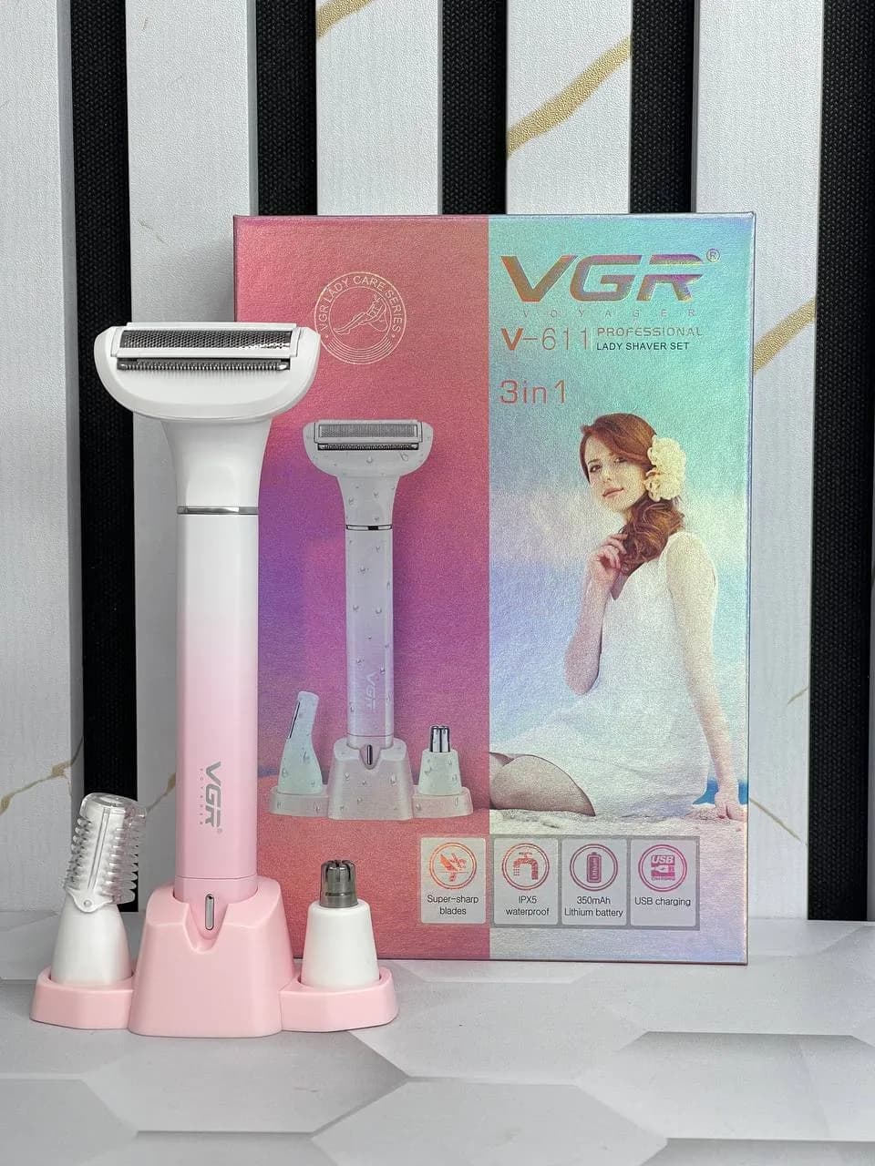 شیور 3 کاره بانوان وی جی آر مدل VGR V-611 — تصویر ۶