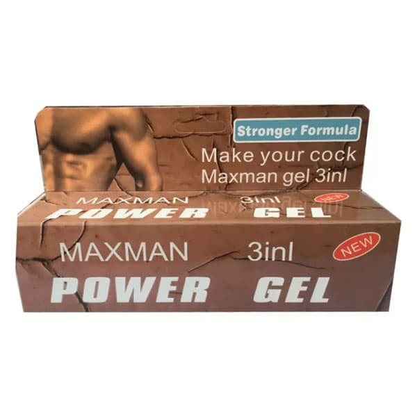ژل بزرگکننده و قوی ۳ در ۱ مکس من اصل آمریکایی | MAXMAN 3in1 Gel برای افزایش حجم، تقویت نعوظ و تاخیر انزال