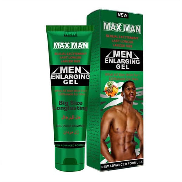 ژل حجمدهنده و بزرگکننده فوری سبز MAXMAN | افزایش طول و ضخامت آلت مخصوص آقایان