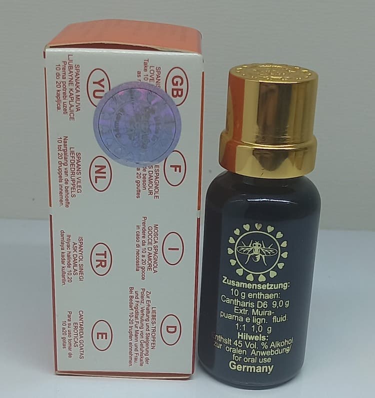 قطره محرک فوری بانوان اسپانیش فلای | افزایش میل جنسی و رفع سردمزاجی ساخت آلمان — تصویر ۴
