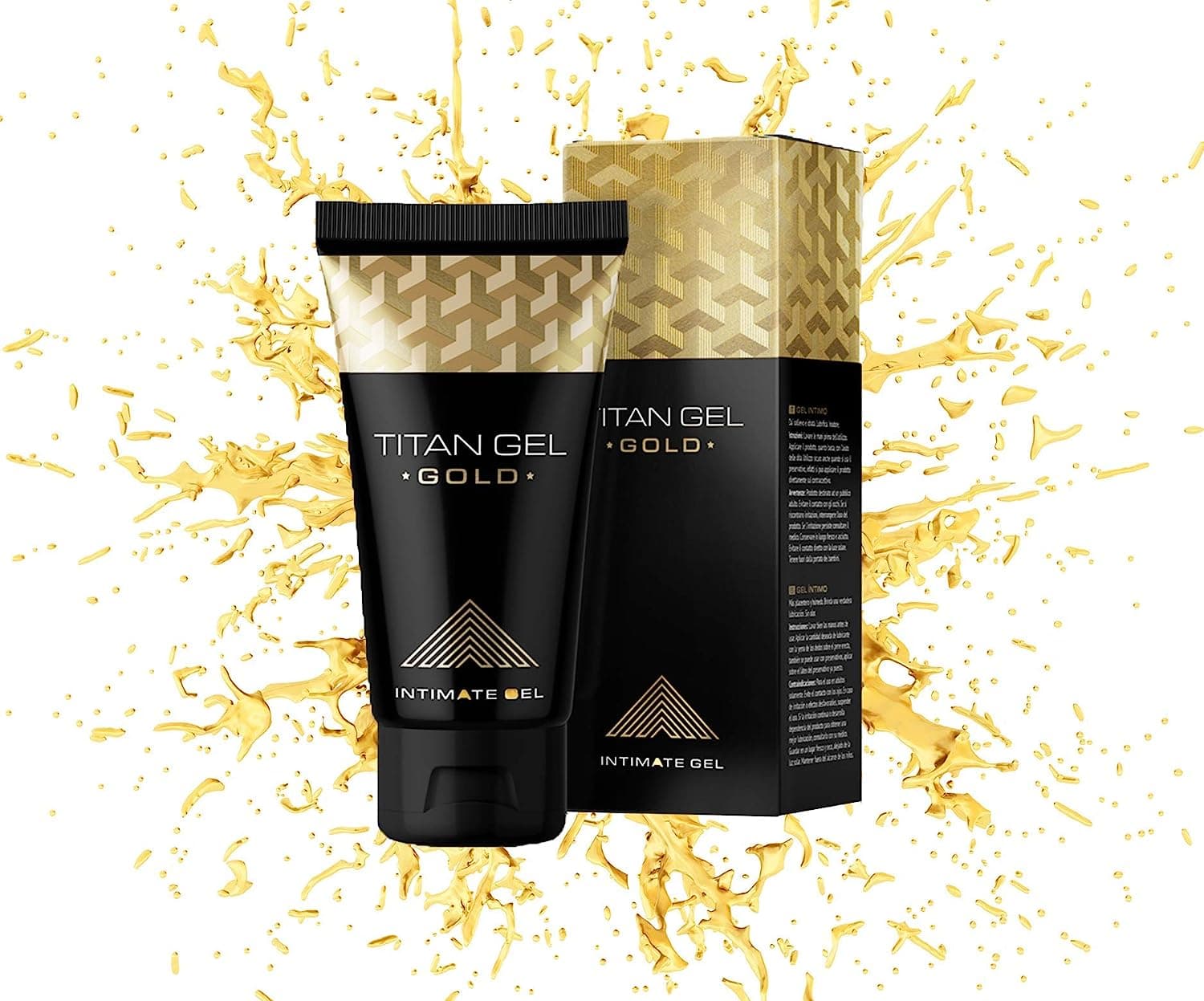 ژل اصل تیتان طلایی Gold | حجم دهنده آلت آقایان ساخت روسیه