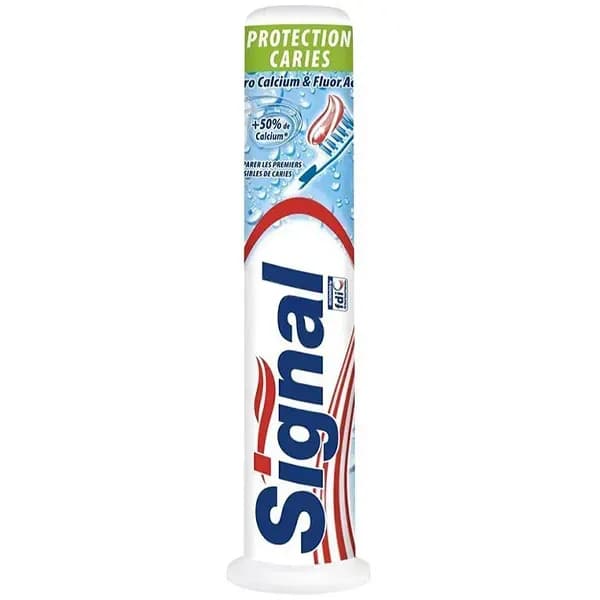 خمیر دندان پمپی ضد پوسیدگی سیگنال Protection Caries — تصویر ۴