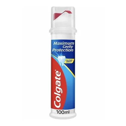 خمير دندان پمپي ضدپوسيدگي maximum cavity protect حاوي كلسيم كلگيت 100 ميل — تصویر ۲