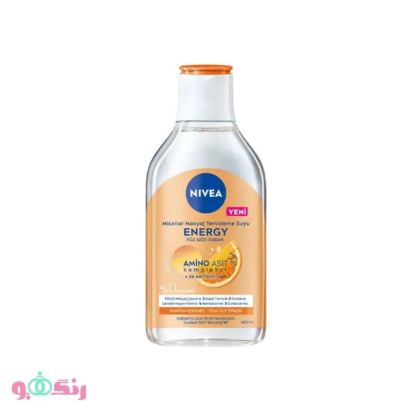 میسلار واتر آرایش پاک کن نیوآ Nivea مناسب انواع پوست 400 میل — تصویر ۳