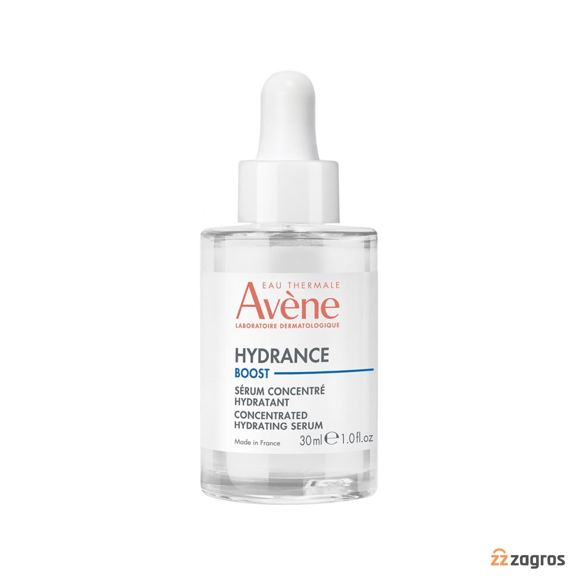 سرم آبرسان صورت اون Avene حاوی هیالورونیک اسید و ویتامین B3 مناسب پوست حساس 30 میل