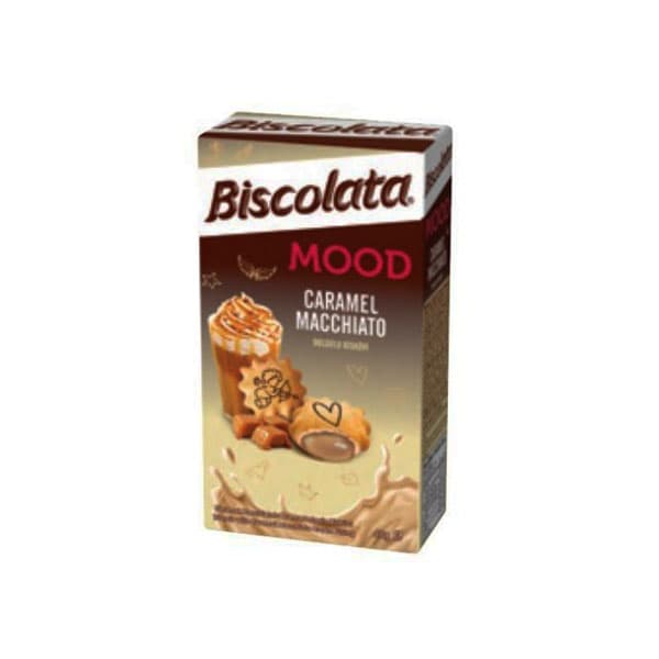 بیسکویت بیسکولاتا Biscolata با مغز کارامل ماکیاتو 40 گرم — تصویر ۳