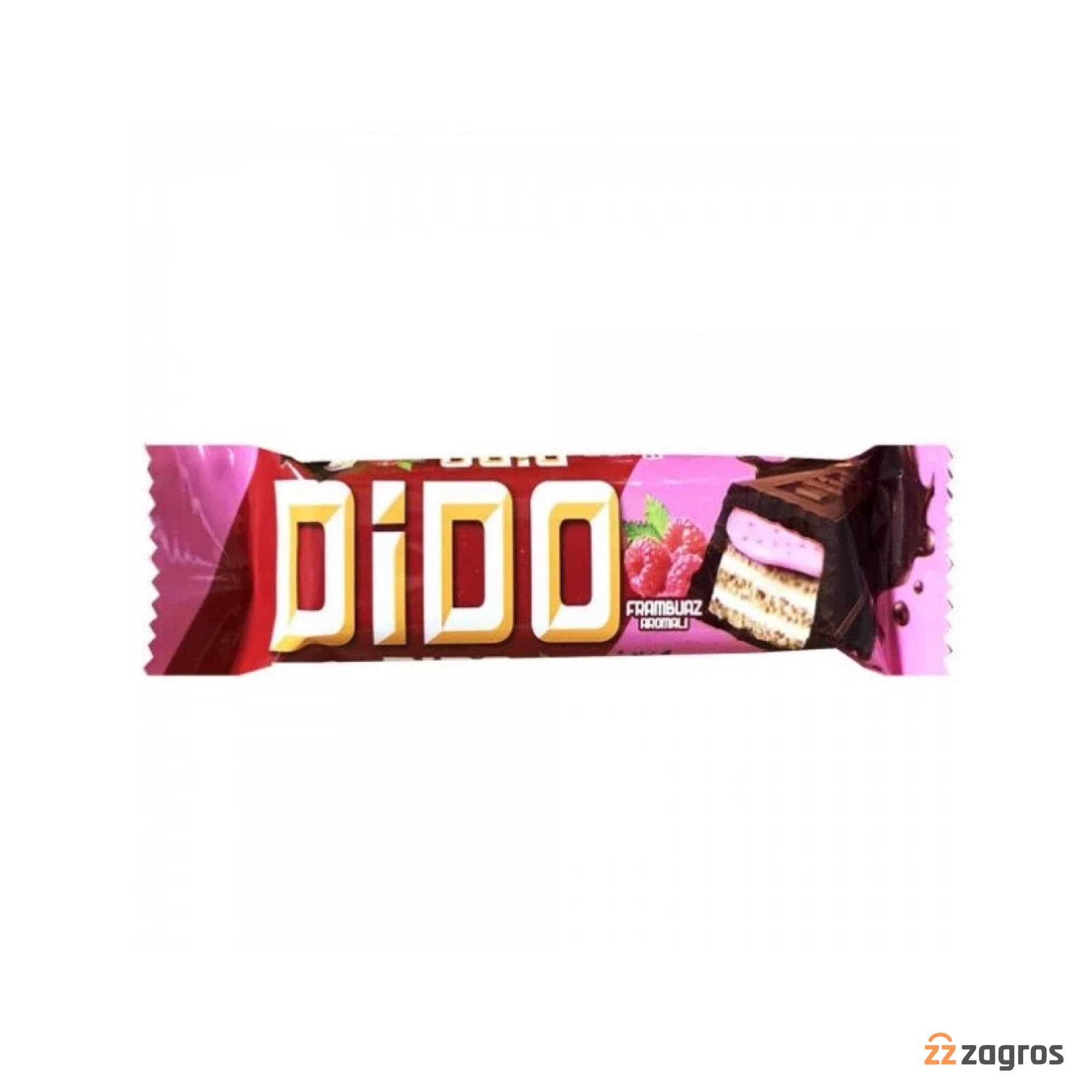 ویفر اولکر با مغز تمشک مدل Dido وزن 37 گرم