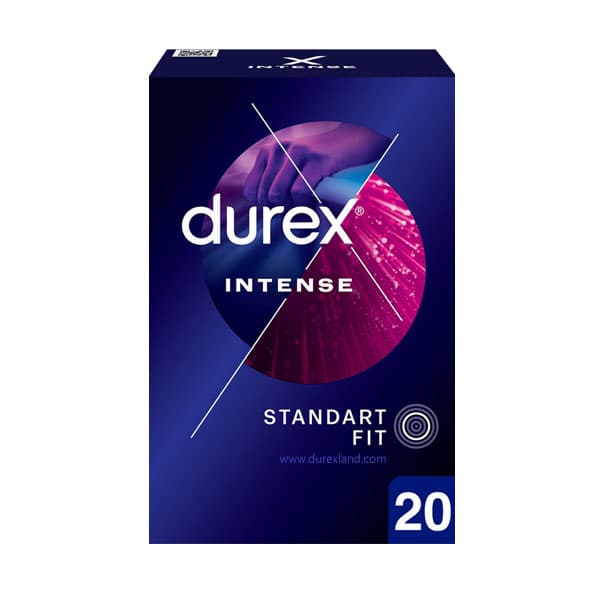 کاندوم دورکس Intense ۲۰ عددی + ژل تحریککننده بانوان | خاردار و ویژه برای لذت دوطرفه بیشتر — تصویر ۹