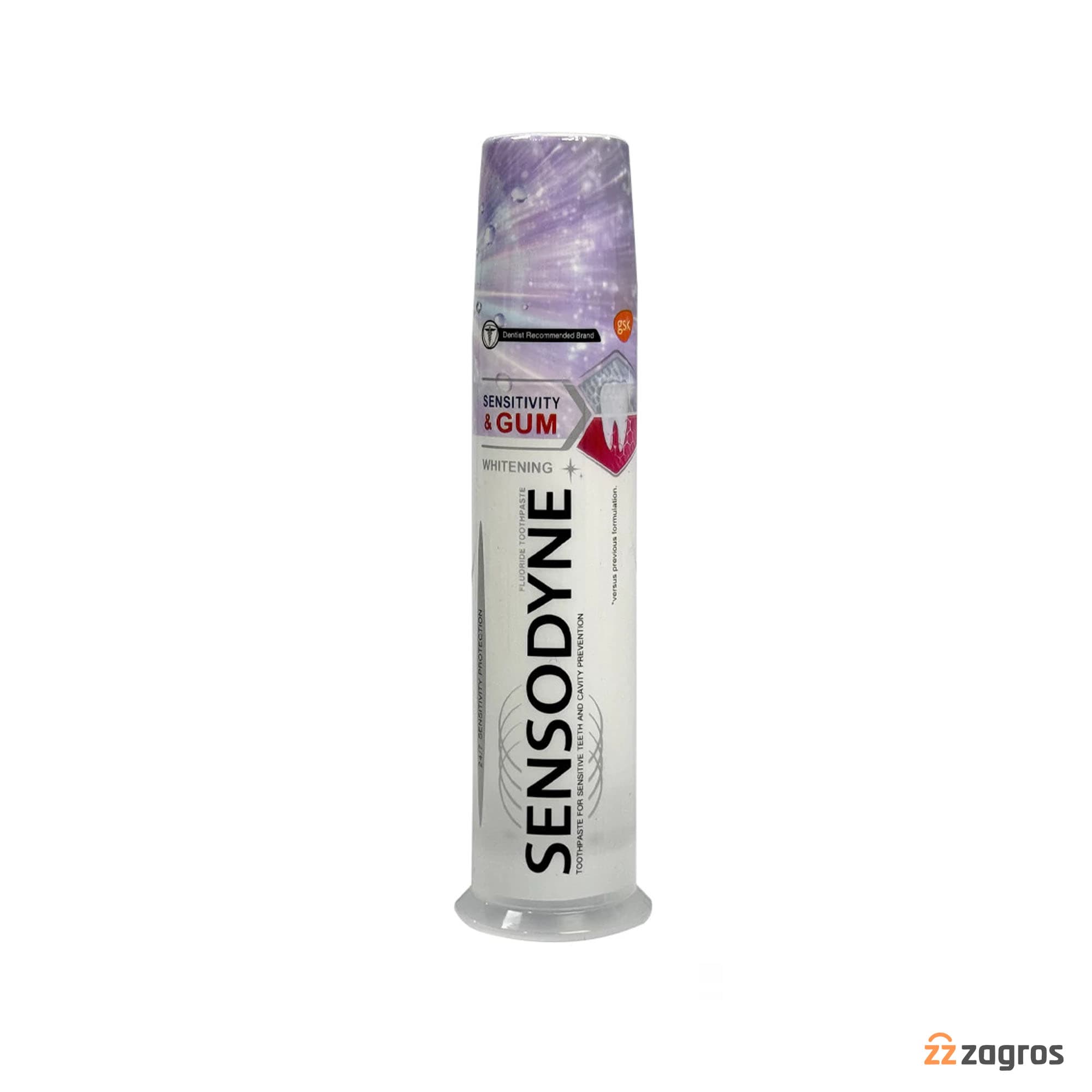 خمیر دندان سفید کننده پمپی سنسوداین سری Sensitivity & Gum حجم 100 میل — تصویر ۹