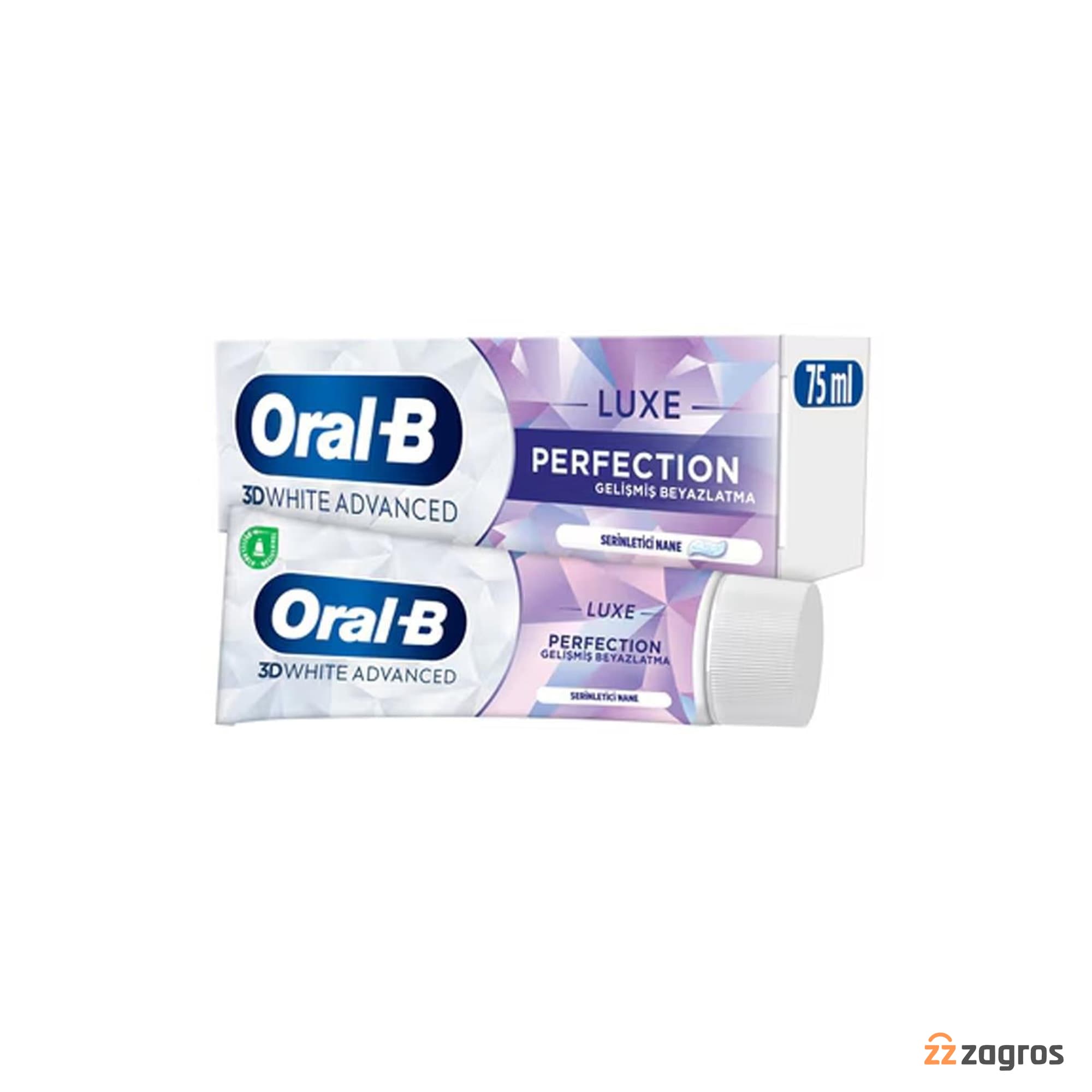 خمیر دندان اورال بی مدل Pro 3D White Advanced حجم 75 میل — تصویر ۲