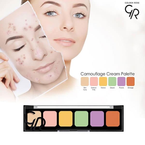 پالت اصلاح کننده ی گلدن رز مدل Correct & Conceal — تصویر ۴