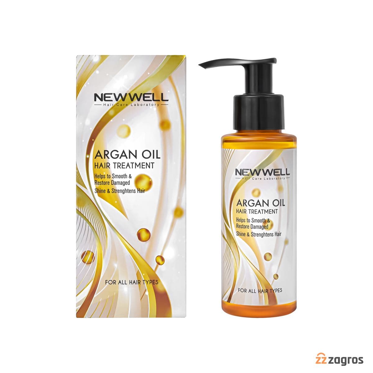 روغن آرگان نیوول مدل Hair Treatment مناسب انواع مو 100 میل