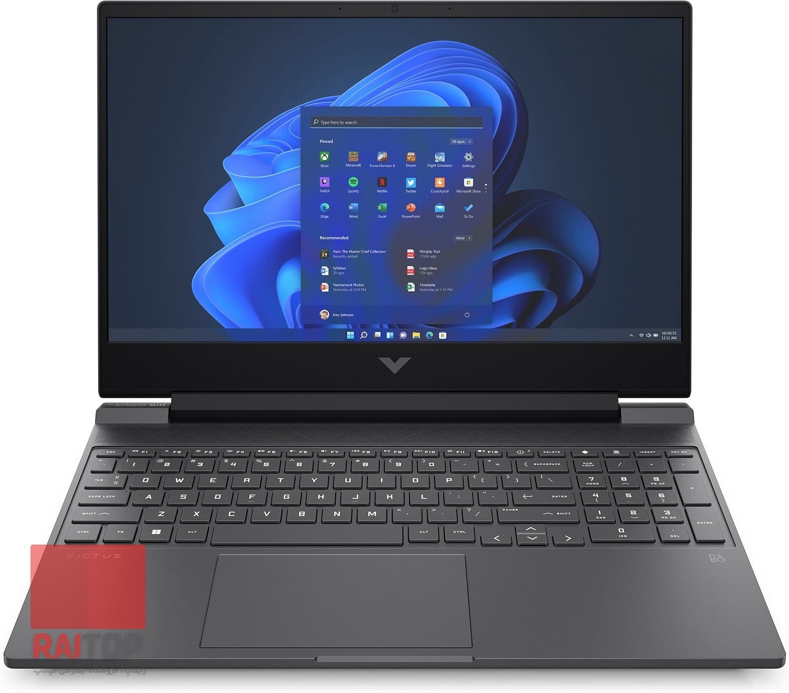 لپ تاپ گیمینگ HP مدل Victus 15-fa 12500h 3050